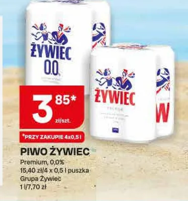 Piwo bezalkoholowe Żywiec promocja w Chorten