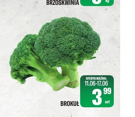 Brokuł promocja w Tomi Markt