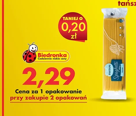 Makaron Spaghetti durum promocja w Biedronka