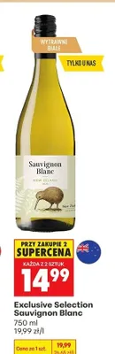 Wino Sauvignon Blanc promocja w Biedronka
