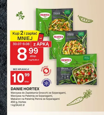 Warzywa do zapiekania gnocchi ze szparagami Hortex promocja w Chorten