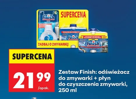 Zestaw odświeżacz do zmywarki + płyn do czyszczenia zmywarki, 250 ml promocja w Biedronka