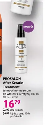 Serum do włosów Prosalon After Keratin Treatment promocja w Hebe