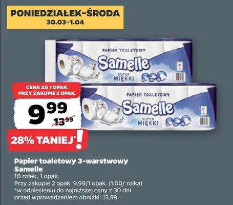 Papier toaletowy kwiatowy K-classic promocja w Netto