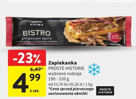 Zapiekanka wybrane rodzaje promocja w Intermarche