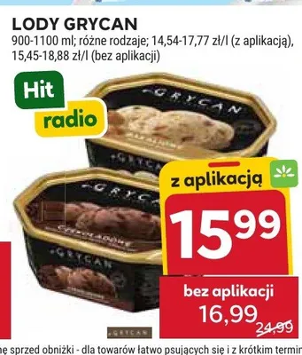Lody Grycan promocja w Stokrotka