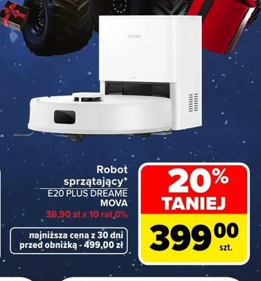 Robot sprzątający E20 Plus Dreame Mova promocja w Carrefour