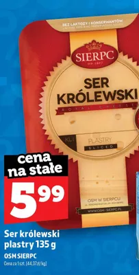 Ser królewski w plastrach Sierpc promocja w TOPAZ