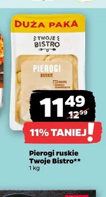 Pierogi ruskie Twoje Bistro promocja w Netto