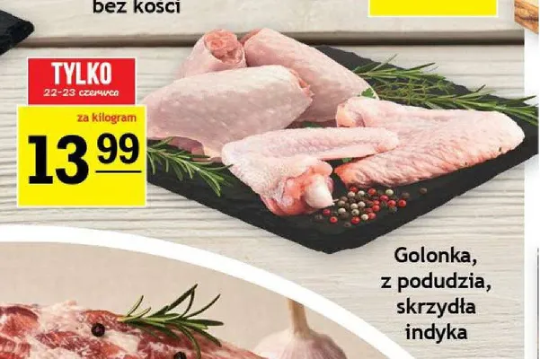 Podudzie z indyka promocja w Gram Market