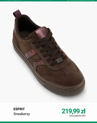 Sneakersy Esprit promocja w Deichmann