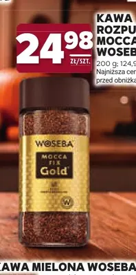 Kawa rozpuszczalna Mocca Fix Gold Woseba promocja w Stokrotka