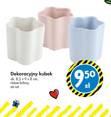 Dekoracyjny kubek promocja w Tedi