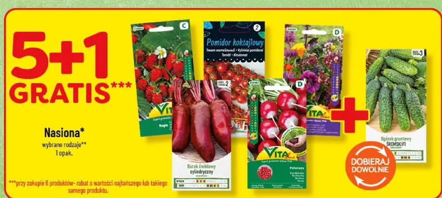 Nasiona Vita wybrane rodzaje promocja w POLOmarket