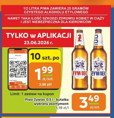 Piwo Żywiec promocja w Gama