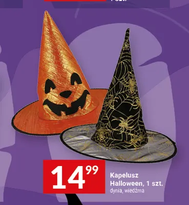 Kapelusz Halloween dynia promocja w Twój Market