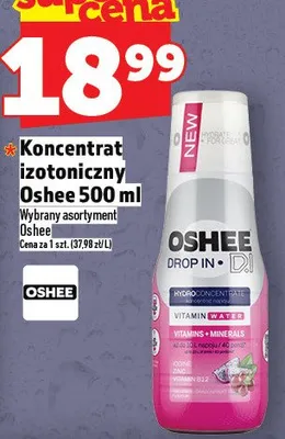 Koncentrat napoju Oshee 500 ml promocja w TOPAZ