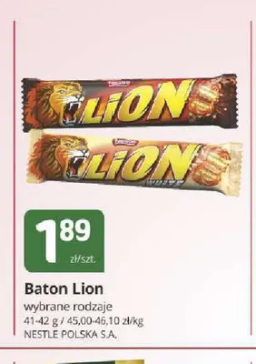 Baton Lion promocja w Marketvita