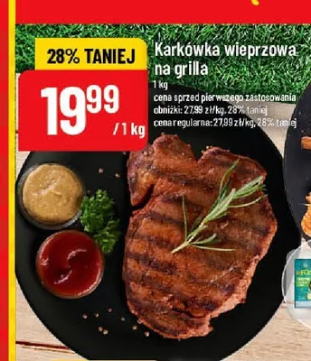Karkówka wieprzowa na grilla promocja w POLOmarket