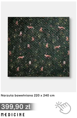 Narzuta bawełniana 220x240 cm Medicine promocja w Medicine