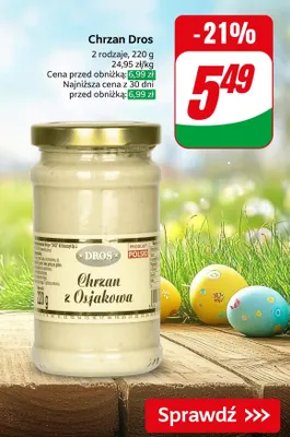 Chrzan z Osiakowa promocja w Dino