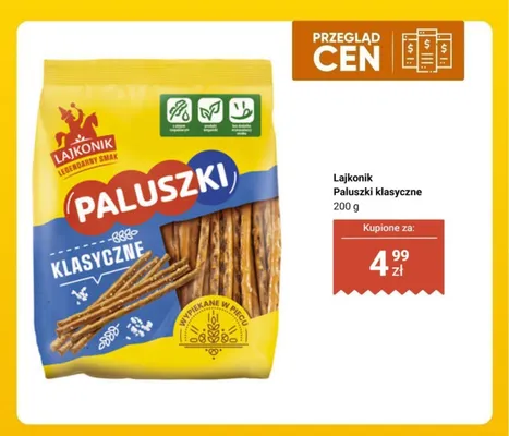 Paluszki klasyczne promocja w Biedronka