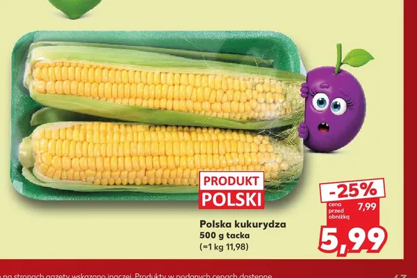 Kukurydza polska promocja w Kaufland