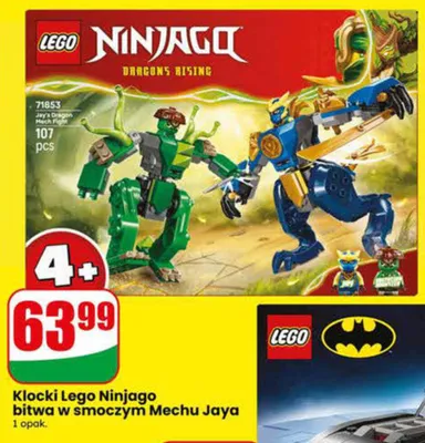 Klocki LEGO Ninjago bitwa w smoczym Mechu Jaya promocja w Dino