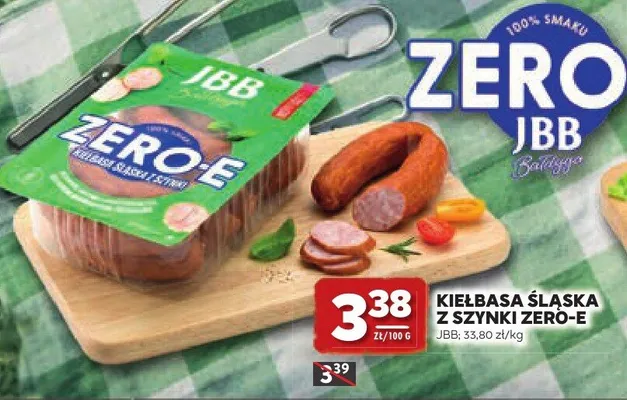 Kiełbasa śląska z szynki Zero-E JBB Bałdyga promocja w Stokrotka