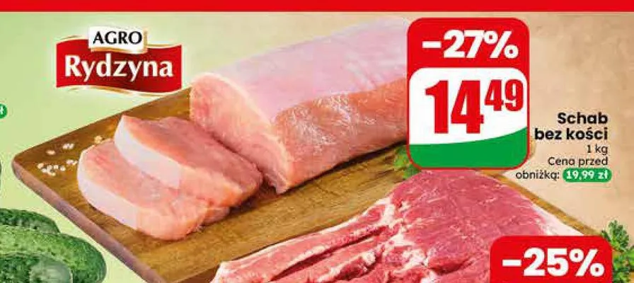 Schab bez kości Agro Rydzyna promocja w Dino