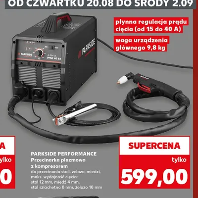 Przecinarka plazmowa z kompresorem Parkside Performance promocja w Kaufland