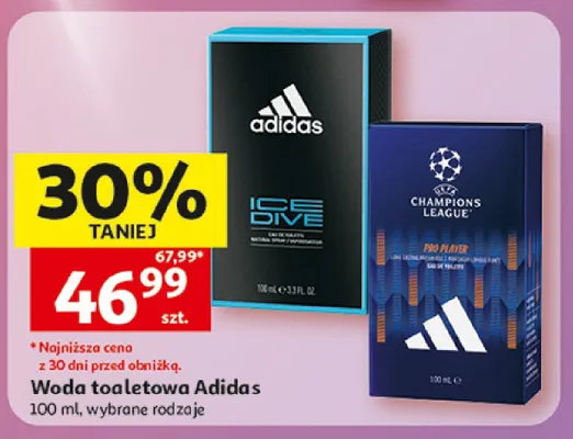 Woda toaletowa Adidas Champions League promocja w Auchan