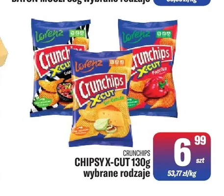 Chipsy X-Cut Crunchips promocja w Tomi Markt