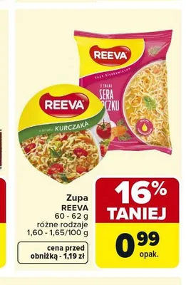 Zupa Reeva promocja w Carrefour