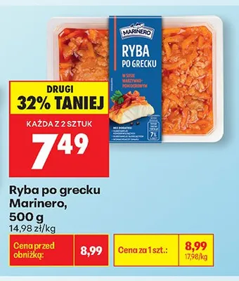 Ryba po grecku Marinero promocja w Biedronka