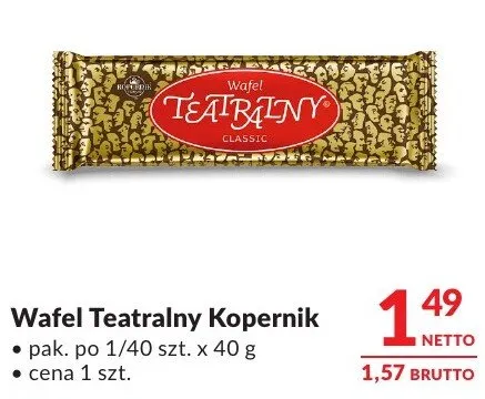 Wafel Teatralny Kopernik promocja w Makro