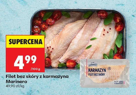 Filet bez skóry z karmazyna Marinero promocja w Biedronka
