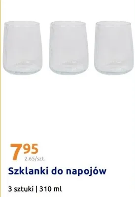 Szklanki do napojów promocja w Action