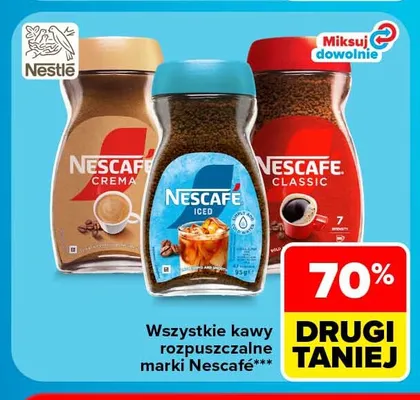 Kawy rozpuszczalne marki Nescafé promocja w Carrefour