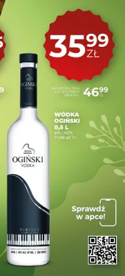 Wódka Ogiński Perfect promocja w Duży Ben