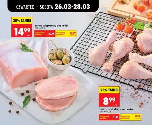 Schab wieprzowy bez kości promocja w Biedronka