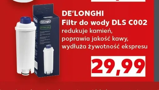 Filtr do wody Dls C002 De'Longhi promocja w Kaufland