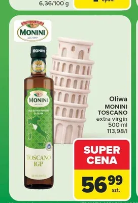Oliwa Monini Toscano extra virgin promocja w Carrefour