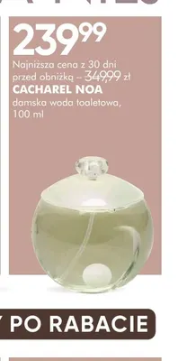 Damska woda toaletowa Cacharel Noa promocja w Super-Pharm