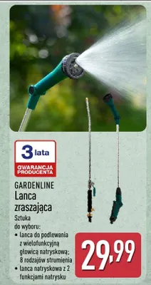 Lanca zraszająca Gardenline promocja w Aldi