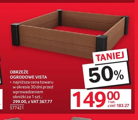 Obrzeże ogrodowe Vista promocja w Selgros