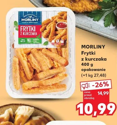 Frytki z kurczaka Morliny promocja w Kaufland