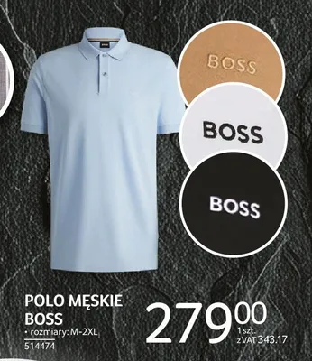 Polo męskie BOSS promocja w Selgros