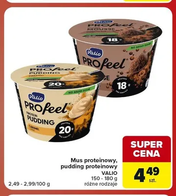 Mus proteinowy Valio Profeel promocja w Carrefour Market