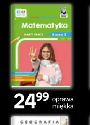 Karty pracy Matematyka klasa 3 Edu Wilga promocja w Empik
